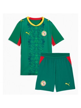 Senegal Replika Borta Kläder Barn VM 2026 Kortärmad (+ byxor)